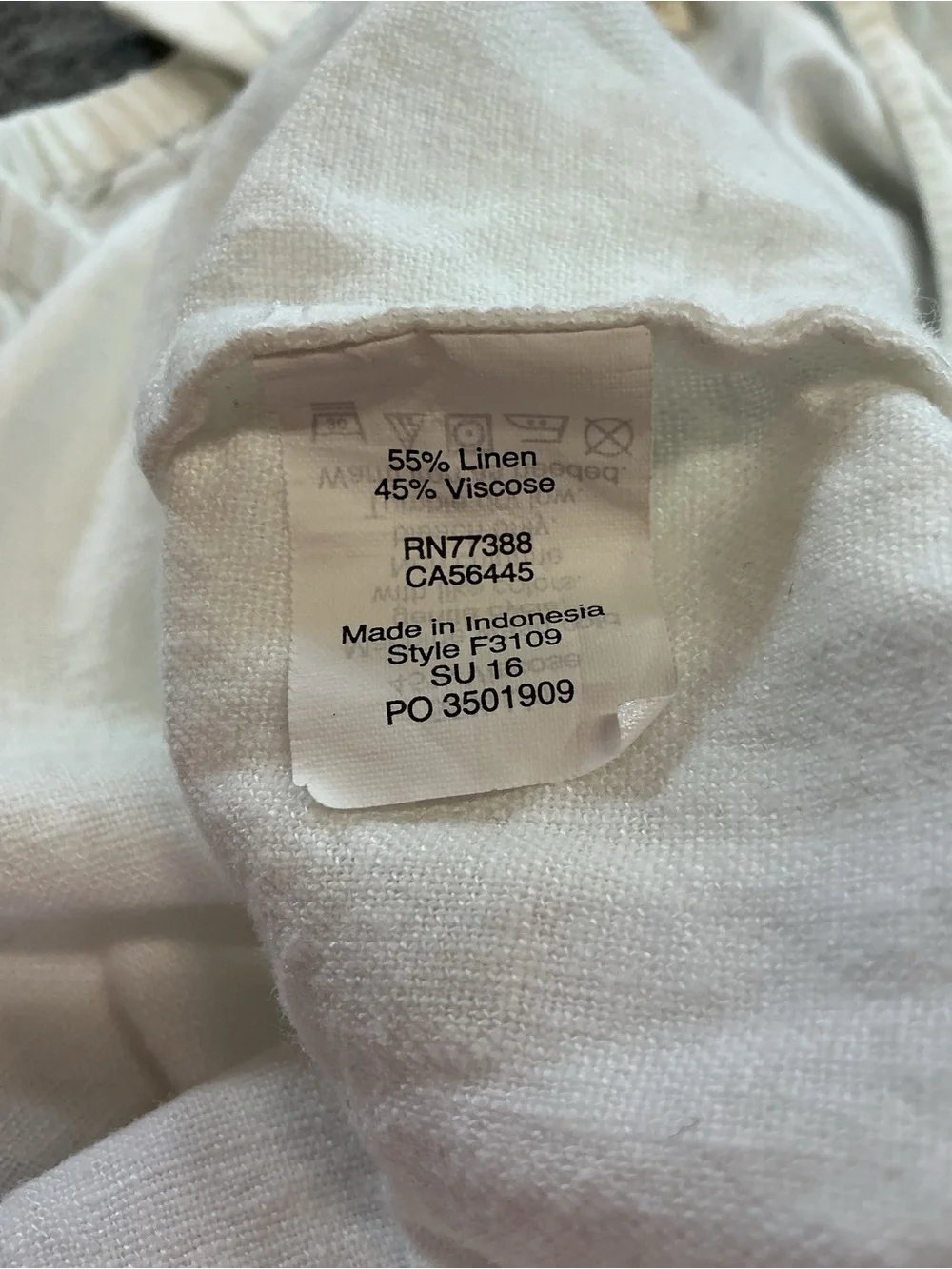 J Crew White Linen Blend Maxi Dress with Crossback Straps Size M